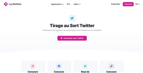 tirage au sort twitter|tirage au sort pour concours.